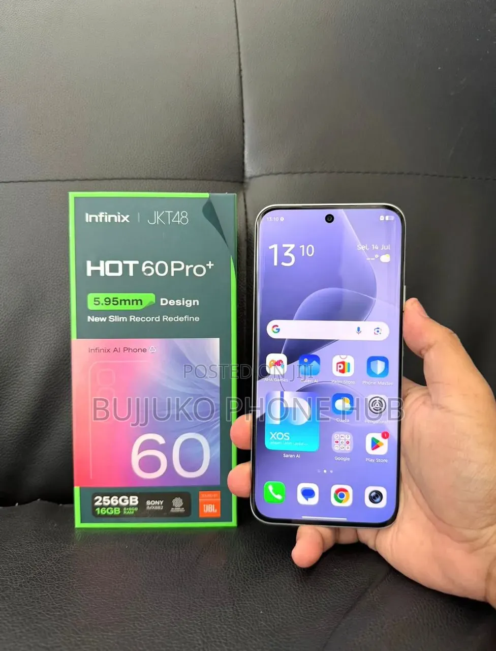 New Infinix Hot 60 Pro+ 256 GB Silver