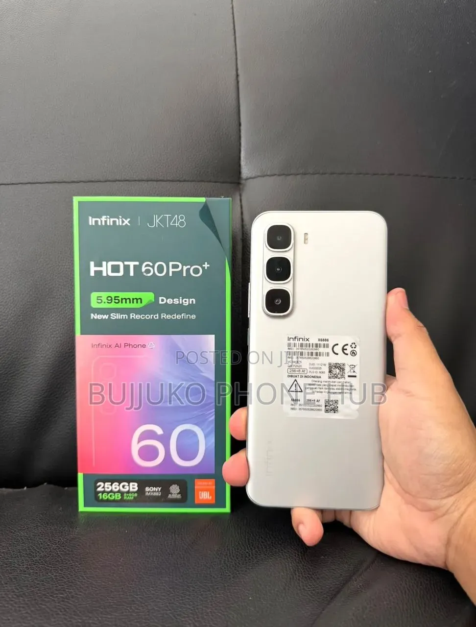 New Infinix Hot 60 Pro+ 256 GB Silver