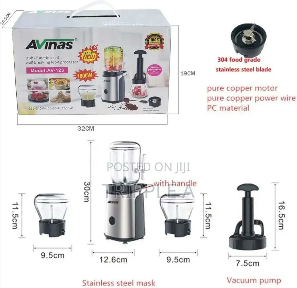 Avinas AV 123 Multi-Function Electric Blender