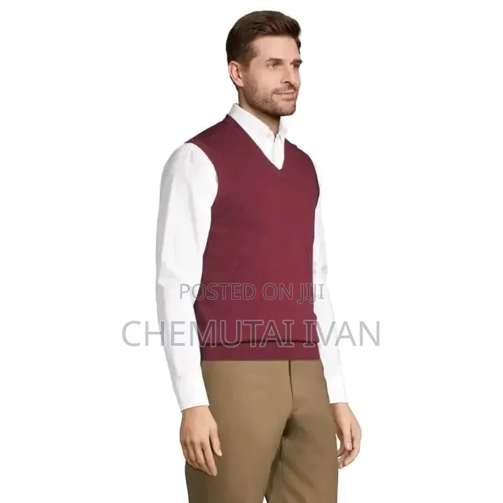 V-Neck Sleeveless Sweaters