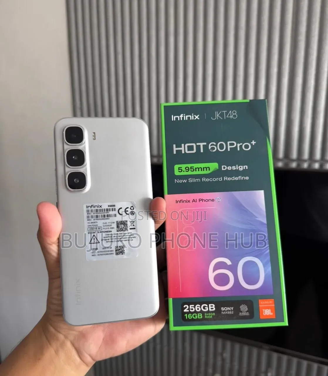 New Infinix Hot 60 Pro+ 256 GB Silver