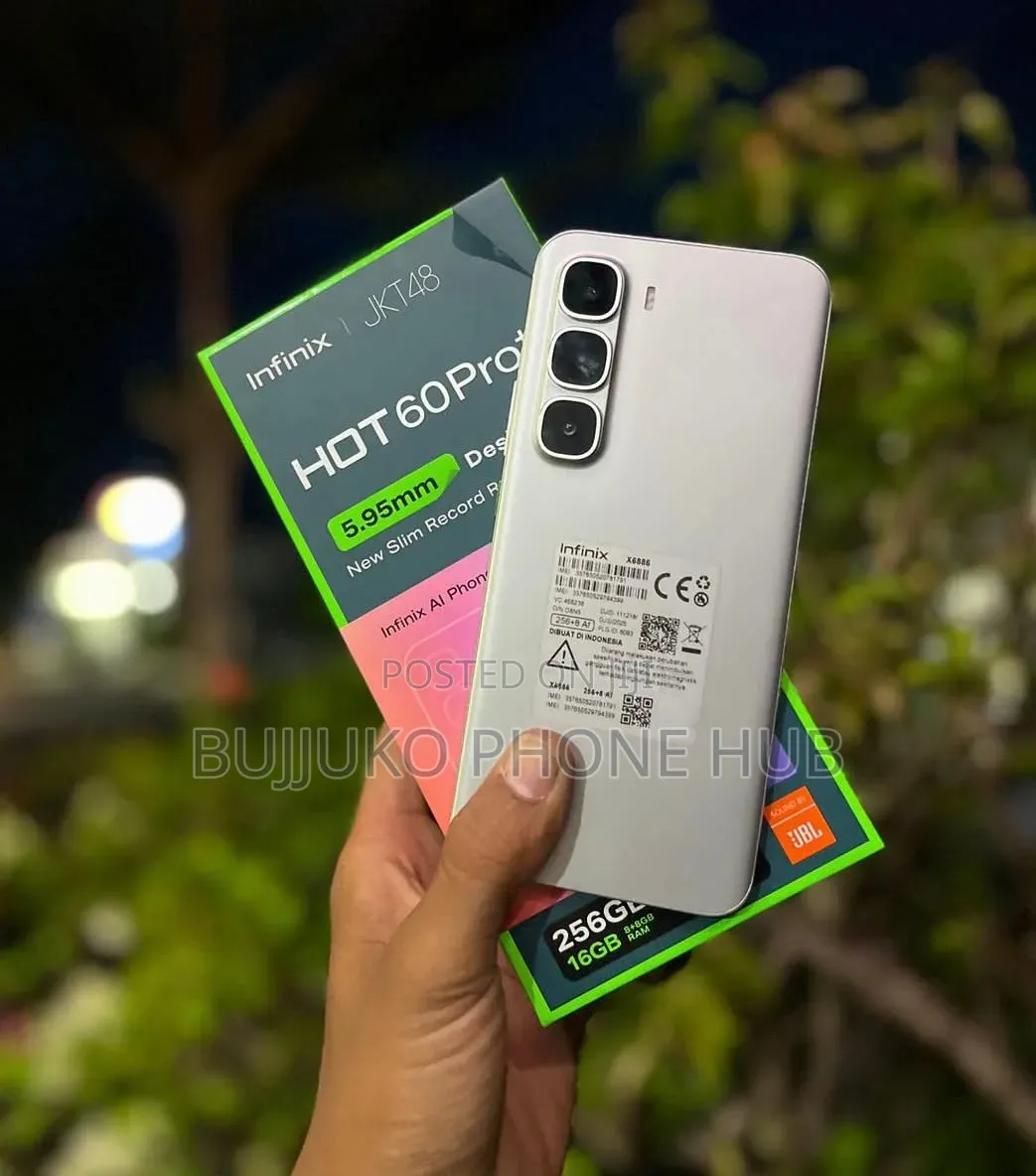 New Infinix Hot 60 Pro+ 256 GB Silver