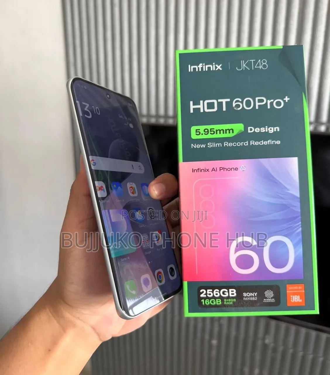New Infinix Hot 60 Pro+ 256 GB Silver