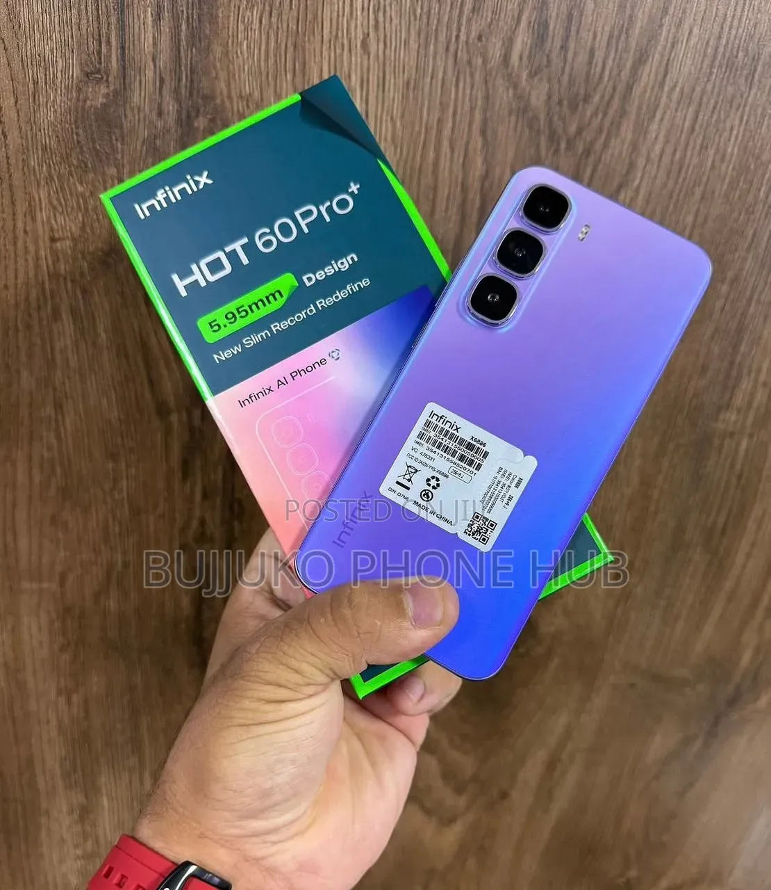 New Infinix Hot 60 Pro+ 256 GB Purple