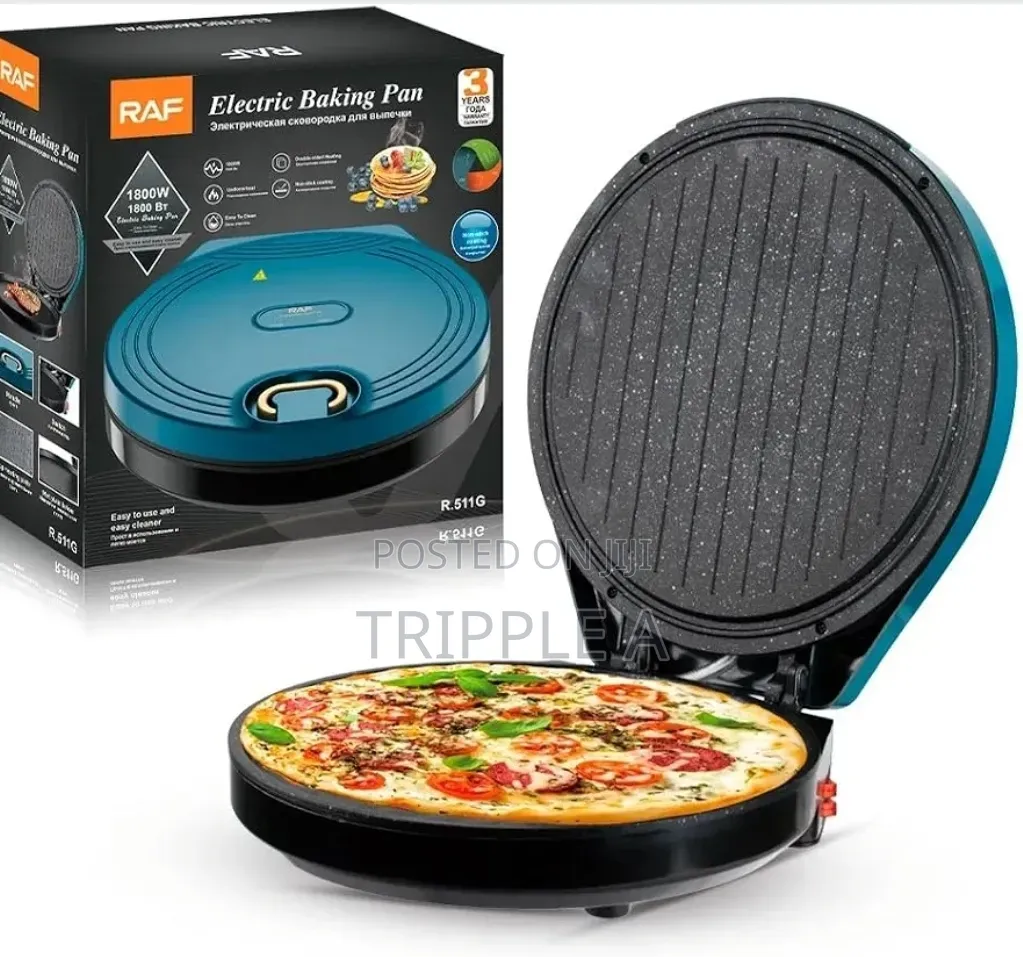 Raf 511 Electric Multi Function Pan Pizza Bread Maker 1800w