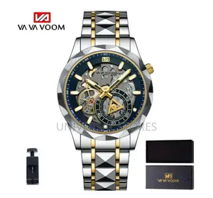 Vava Voom Men's Watch With Steel Strap Box and Watch Adjustment Tool