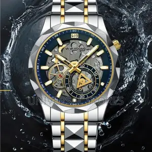 Vava Voom Men's Watch With Steel Strap Box and Watch Adjustment Tool