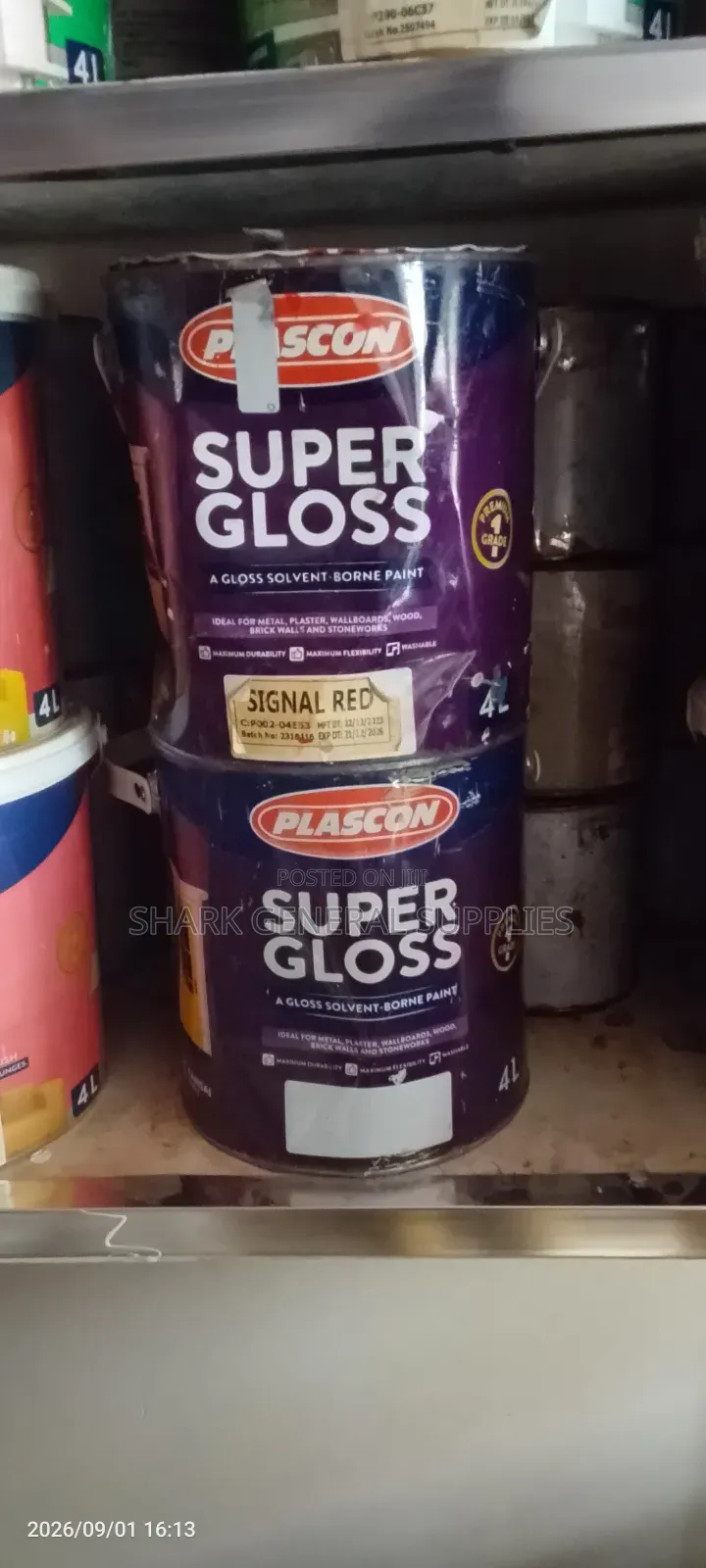Super Gloss Paint 4 Liters