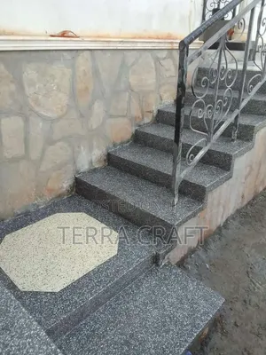 Black Terrazzo Stairs