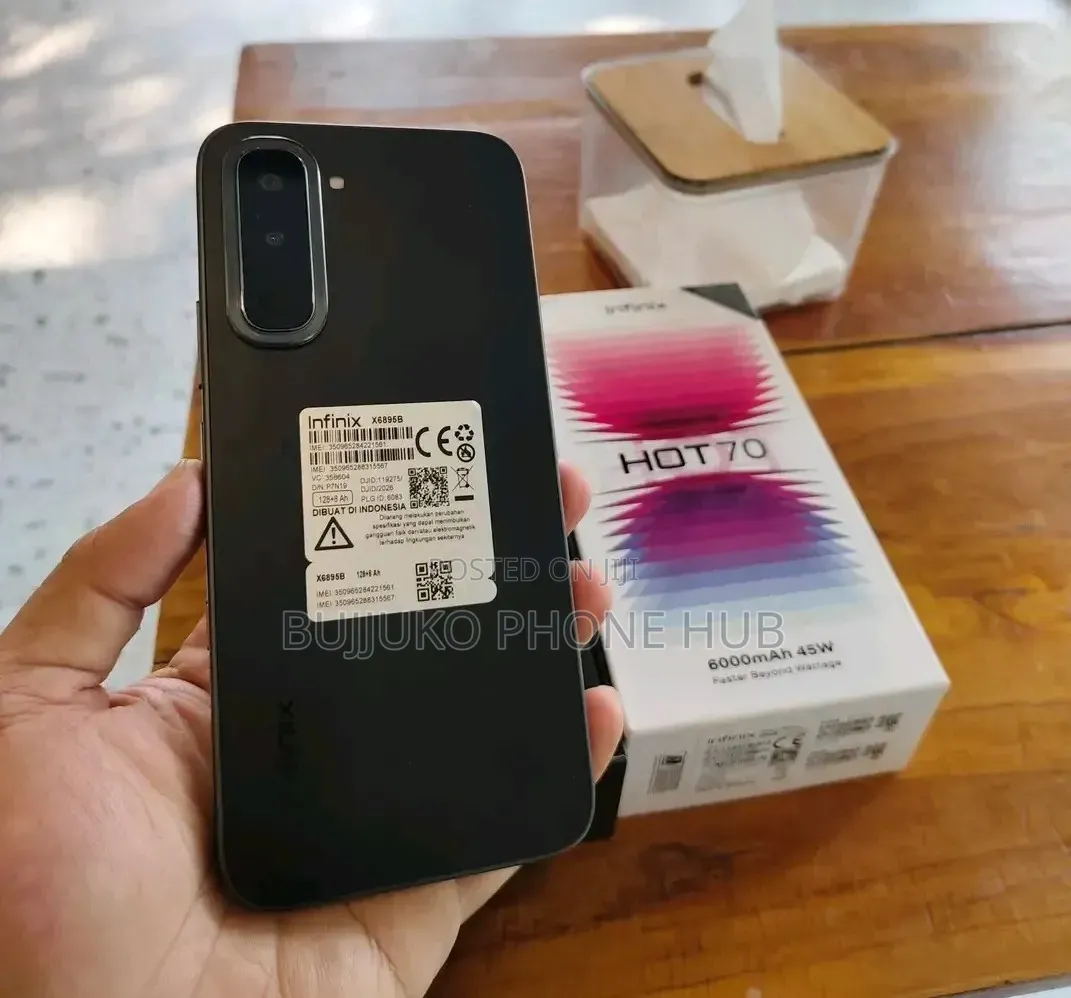 New Infinix Hot 70 256 GB Black