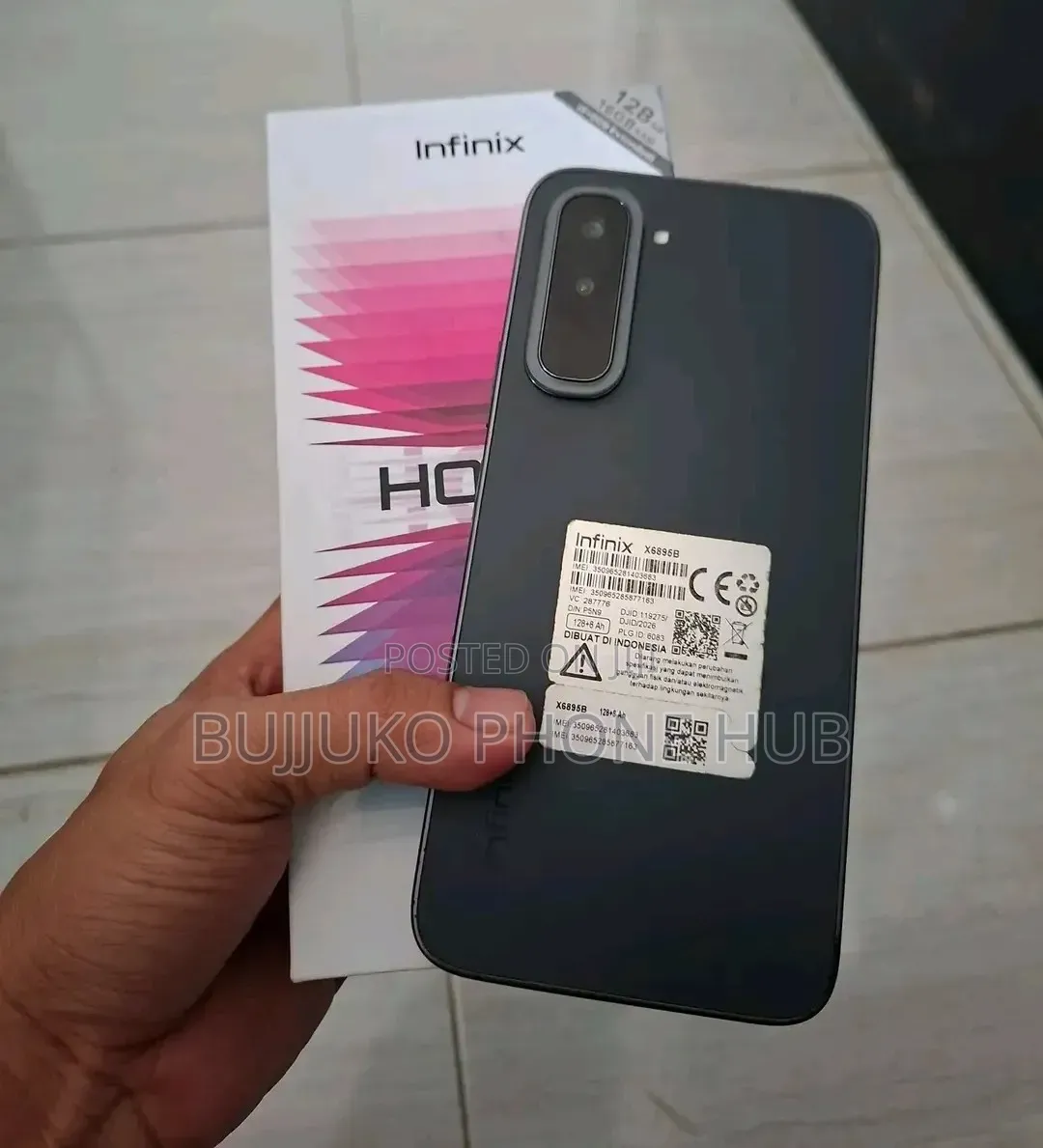 New Infinix Hot 70 256 GB Black
