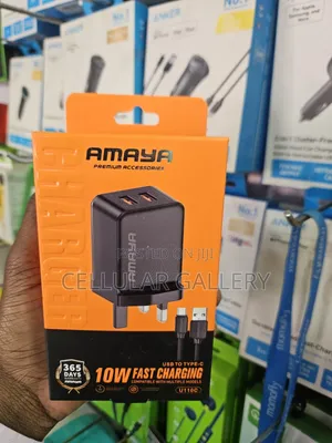 Amaya 10W Fast Charging Type-C Charger With Dual Outputs