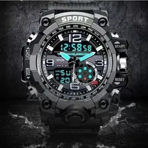 Men's Outdoor Sports Waterproof Watch, LED Digital Luminous Watch
