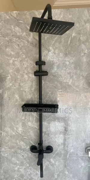 Simple Black Shower Mixer