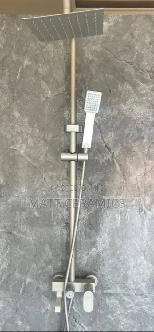 Simple Black Shower Mixer
