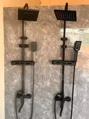 Simple Black Shower Mixer