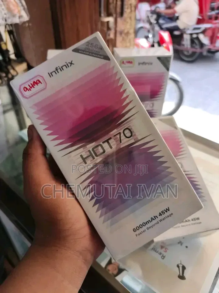 New Infinix Hot 70 256 GB Pink