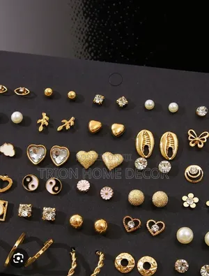 30 Pairs Classic Ladies Earrings. Made From Durable  Stainless Steel