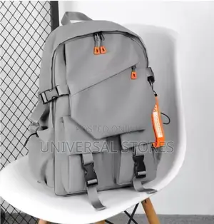 Well Designed Waterproof Backpack With USB
Port-Grey and Black
