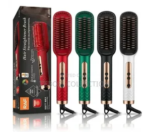 Hair Straightener Brush - Multicolor