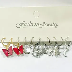 5 Pairs of Original Durable, Classic Ladies Earrings