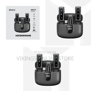 Jmary MW-17 2.4G Wireless Microphone, a Dual-Mic Clip-on Lavalier