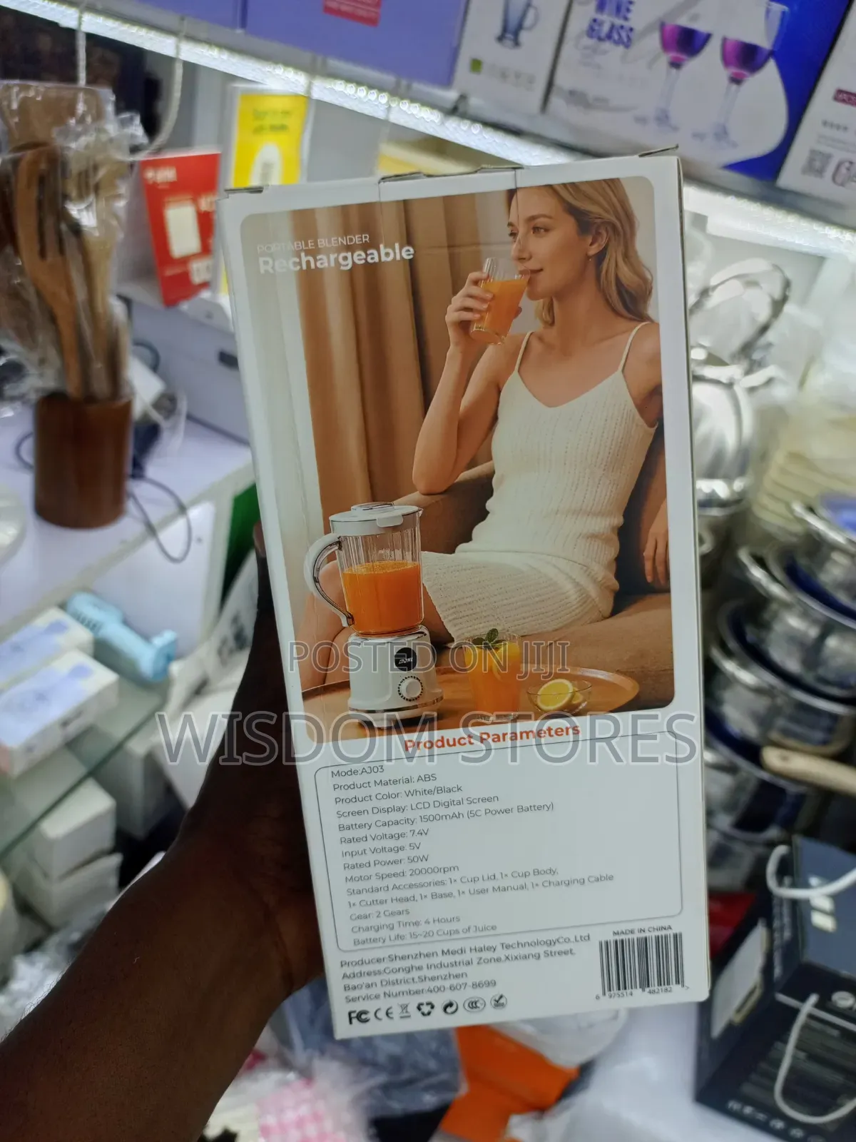 USB Rechargeable Portable Blender