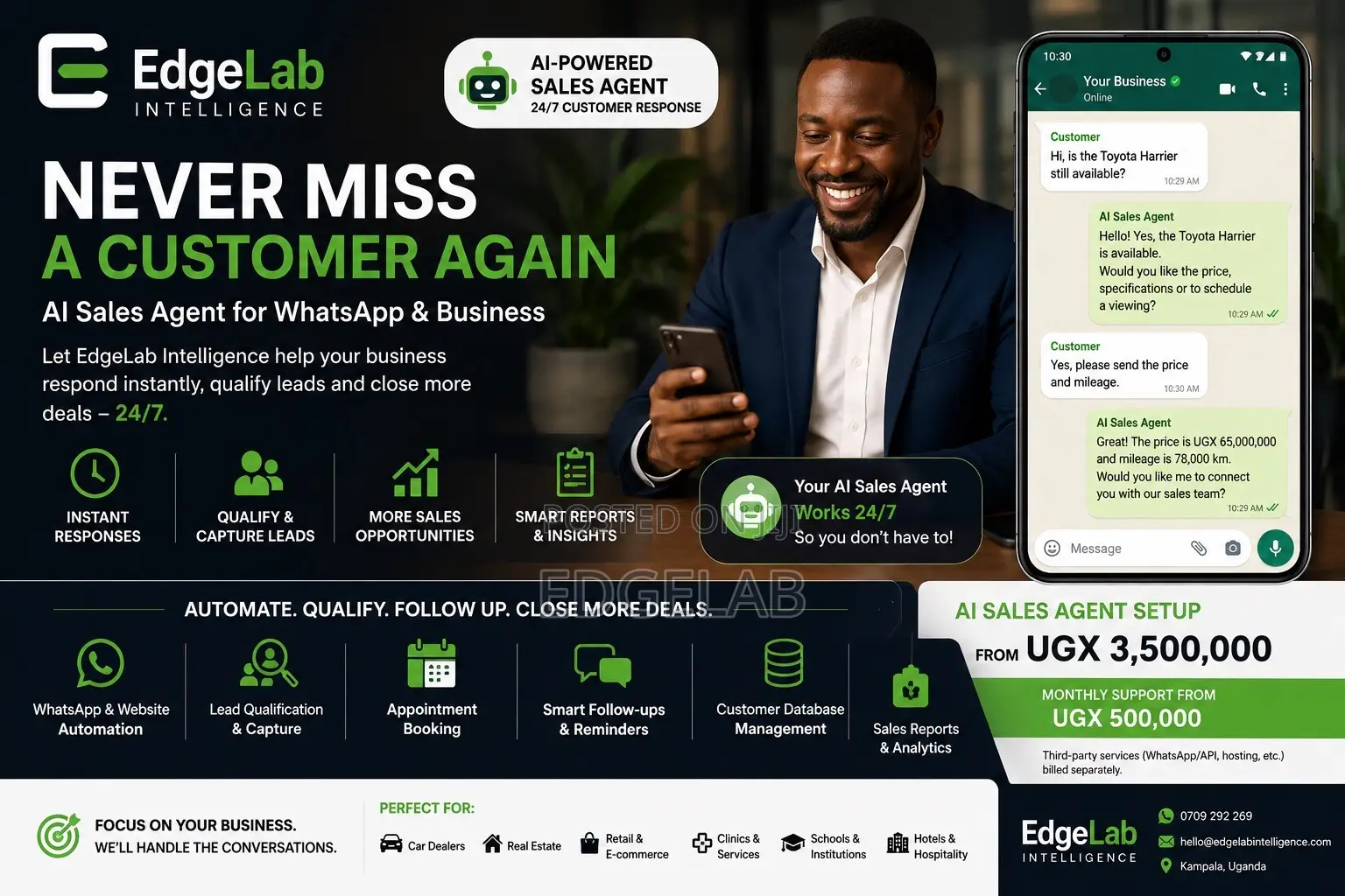 AI Sales Agent for WhatsApp & Business – Get More Customers