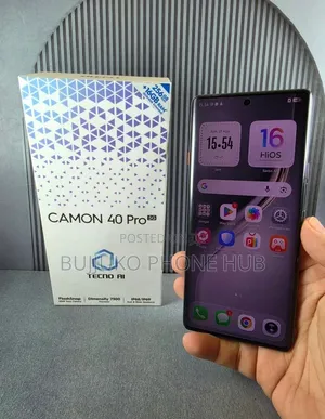 New Tecno Camon 40 Pro 5G 256 GB Black