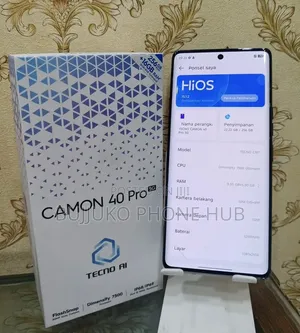 New Tecno Camon 40 Pro 5G 256 GB Black