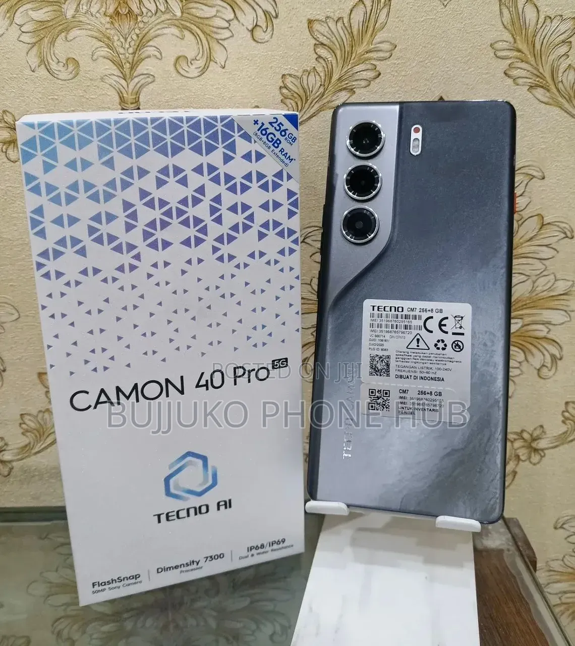 New Tecno Camon 40 Pro 5G 256 GB Black