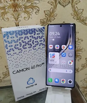 New Tecno Camon 40 Pro 5G 256 GB Black