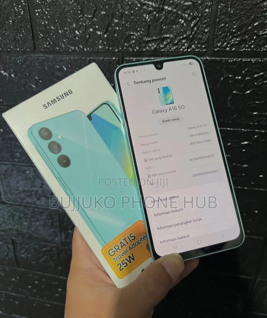 New Samsung Galaxy A16 5G 256 GB Green