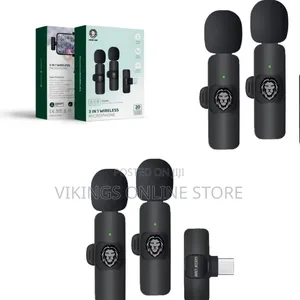 3-in-1 Wireless Lavalier Microphone