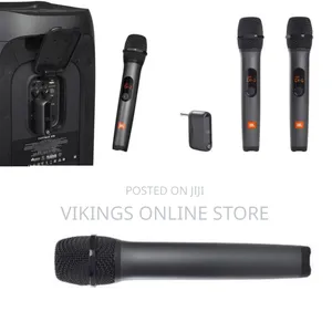 JBL PartyBox Wireless Microphone With a Built-in Foam Windscreen