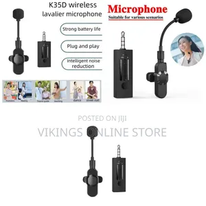 Wireless Lavalier Microphone, a Plug-and-Play Lapel Mic System