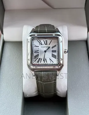 Unisex Cartier Leather Watch