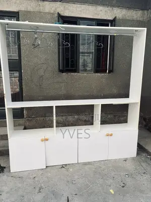 Used White Indoor Shelf. In a Good Condition