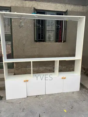 Used White Indoor Shelf. In a Good Condition