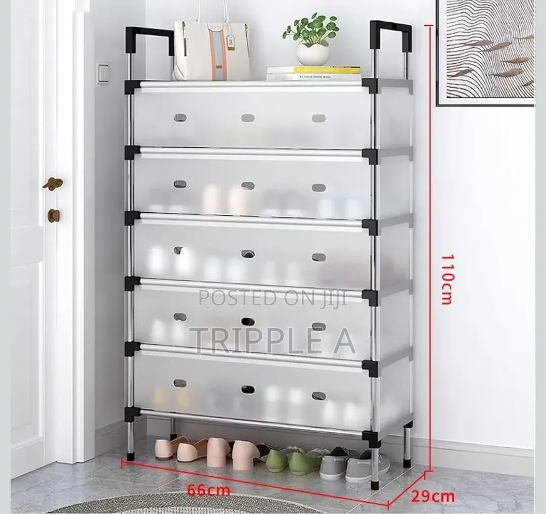 Entryway Dustproof Free Standing Shoe Rack