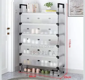 Entryway Dustproof Free Standing Shoe Rack