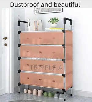 Entryway Dustproof Free Standing Shoe Rack