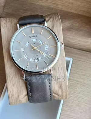 Unisex Casio Leather Watch