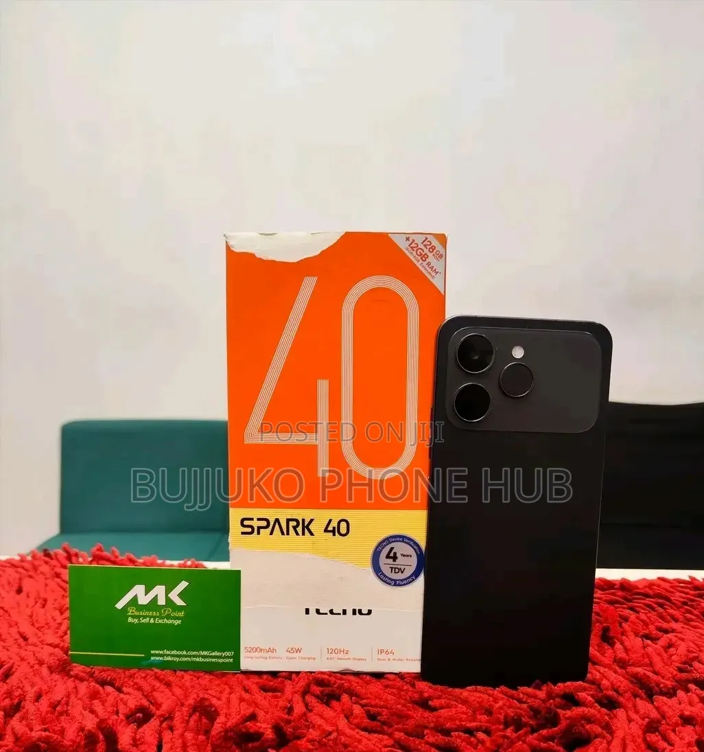 New Tecno Spark 40 256 GB Black