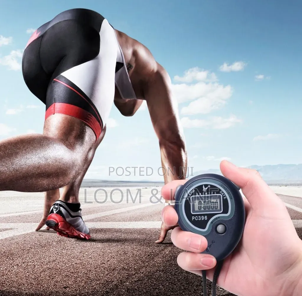 2in 1 PC396 Digital Sports Stopwatch Timer With a Whistle