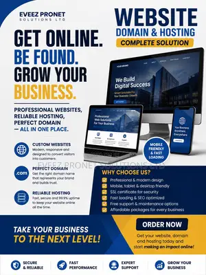 Professional Website, Domain & Hosting Services