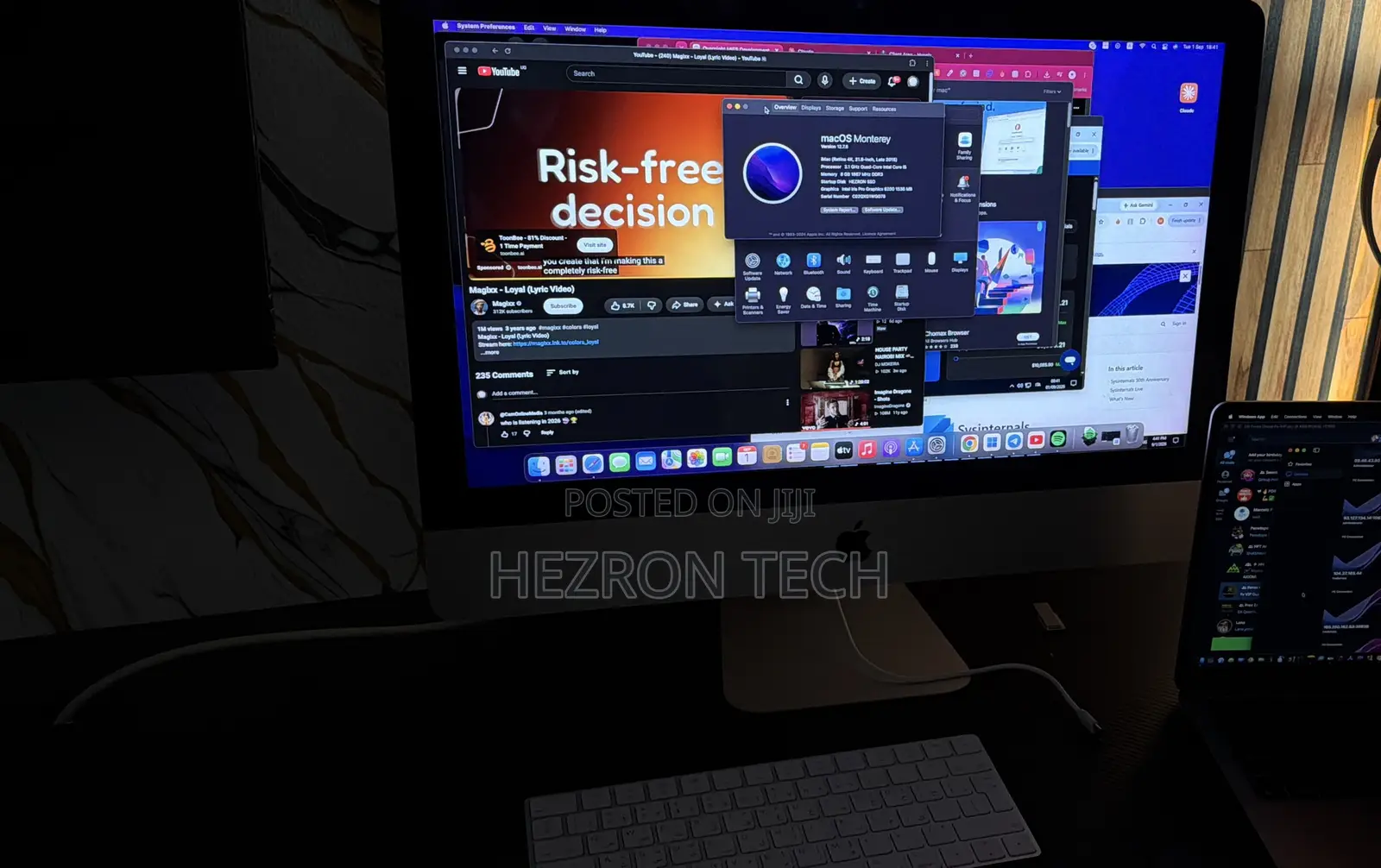 Desktop Computer Apple iMac 8GB Intel Core i5 SSD 2T