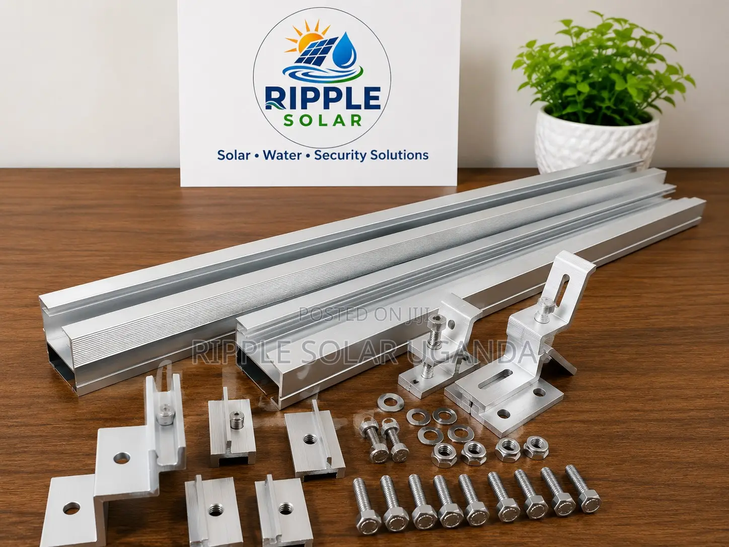 Solar Panel Rails 4.9 Feet With Accessories Aluminium Mounting Kit