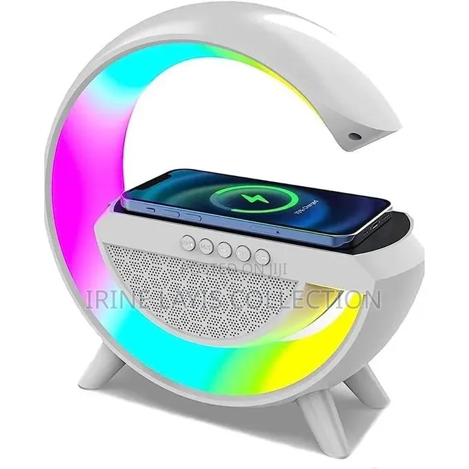 Multifunctional LED Wireless Charging Speaker.