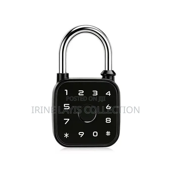 Smart Figerprint and Password Padlock With a Fingerprint Sensor